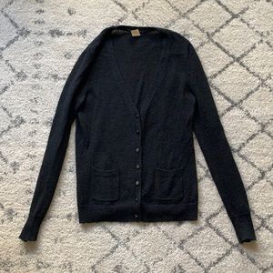 JCrew Black Wool Cardigan (Sz S)